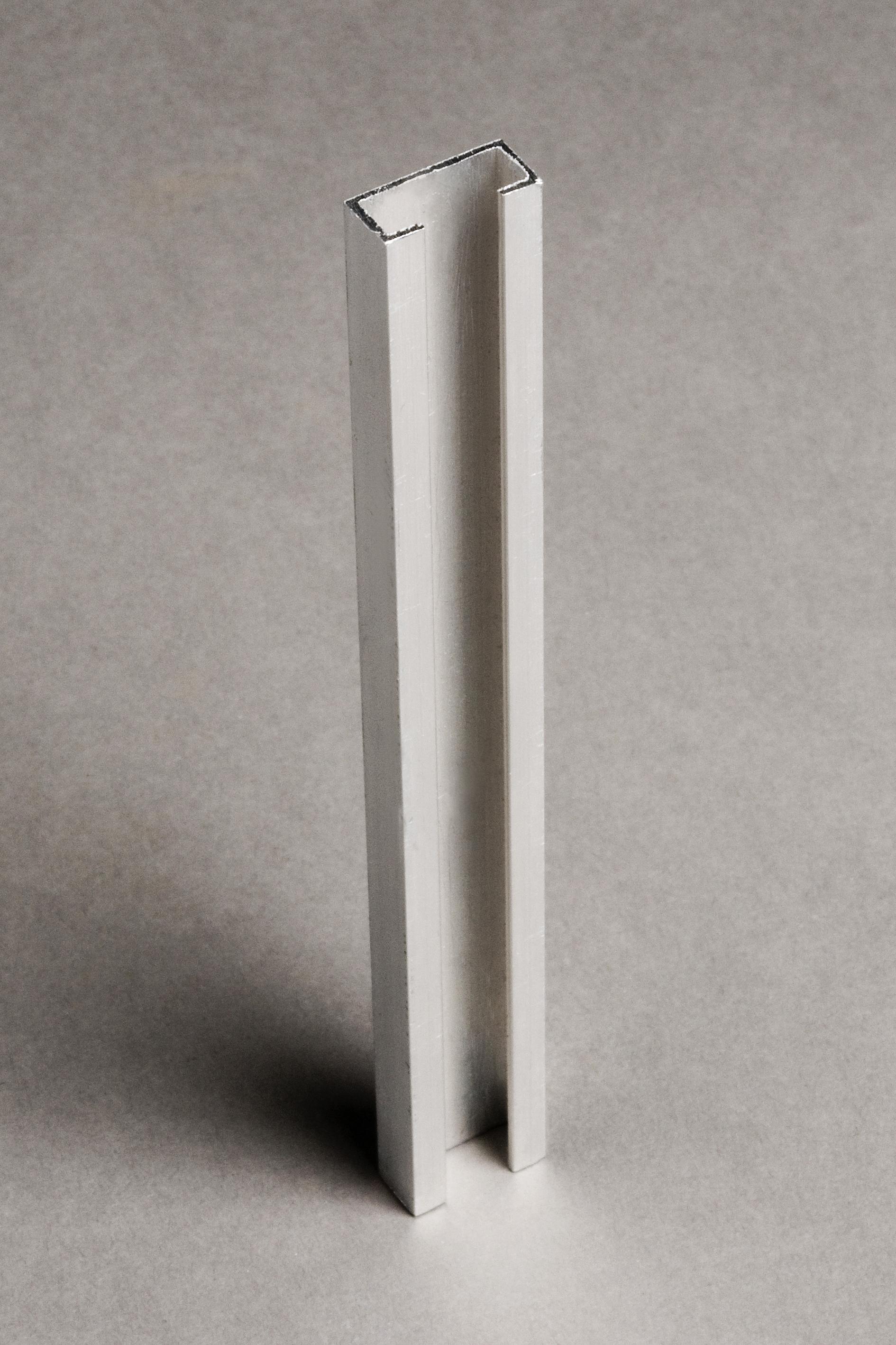 Aluminium Moulding, Panel Hanging System - size: 7x16mm - length: 300cm