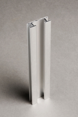 Aluminium Moulding, Panel Hanging System - size: 8x25mm - length: 300cm