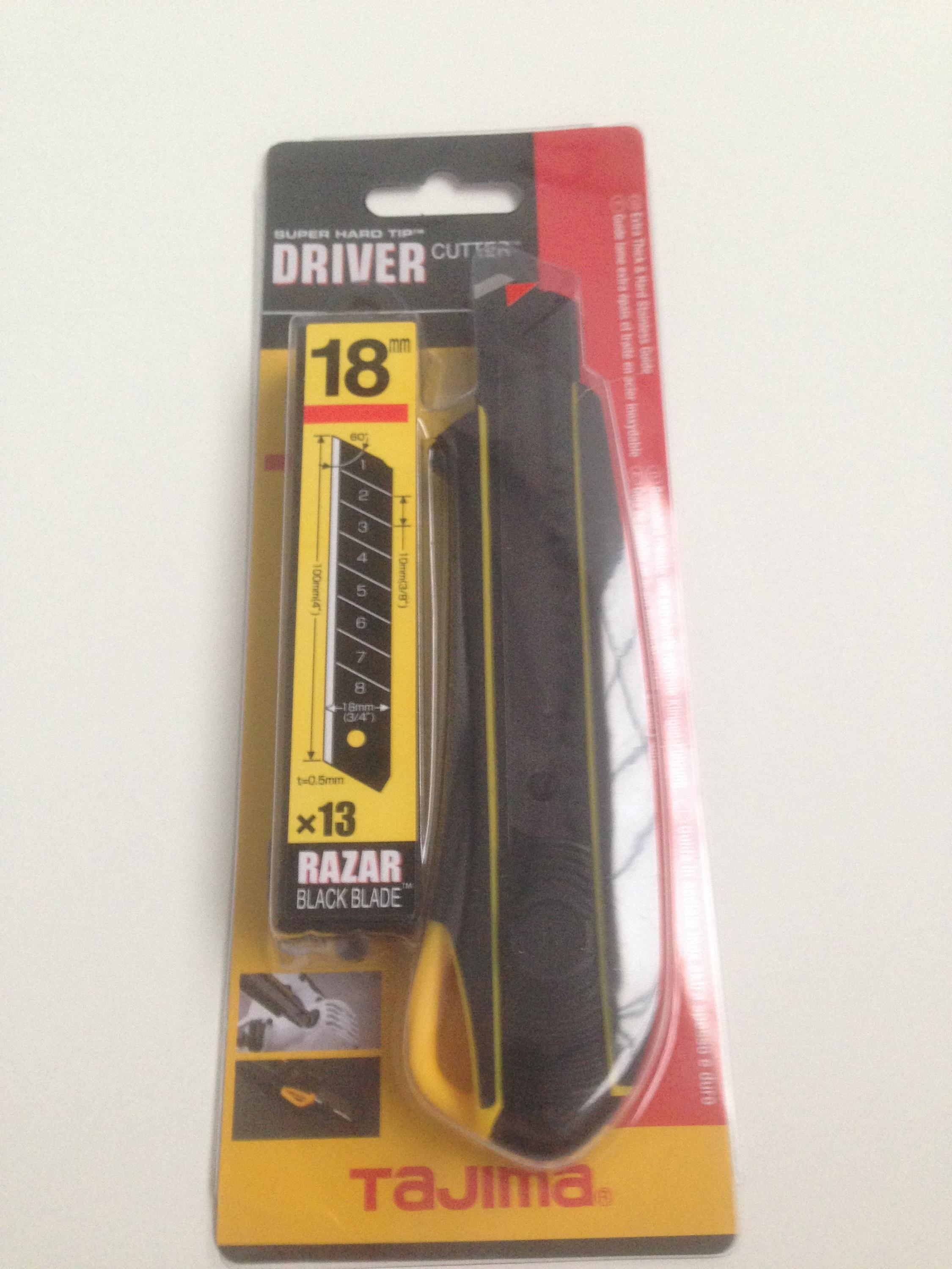 Professional cutter knives for paper and foils - selection: Cutter knife 9mm incl. blade