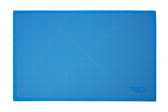 Cutting Mat, 3 layers, self-healing - colour: blue - size: 600x900mm