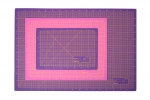 Schneidematte 3-lagig und selbstheilend - Farbe: Violett Pink - Gre: 600x900mm