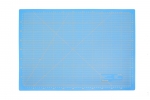 Schneidematte 3-lagig und selbstheilend - Farbe: Blau - Gre: 450x600mm