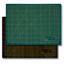 Schneidematte 3-lagig und selbstheilend - Farbe: Gr�n Schwarz Set - Gr��e: 450x600mm