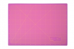 Schneidematte 3-lagig und selbstheilend - Farbe: Violett Pink - Gre: 450x600mm