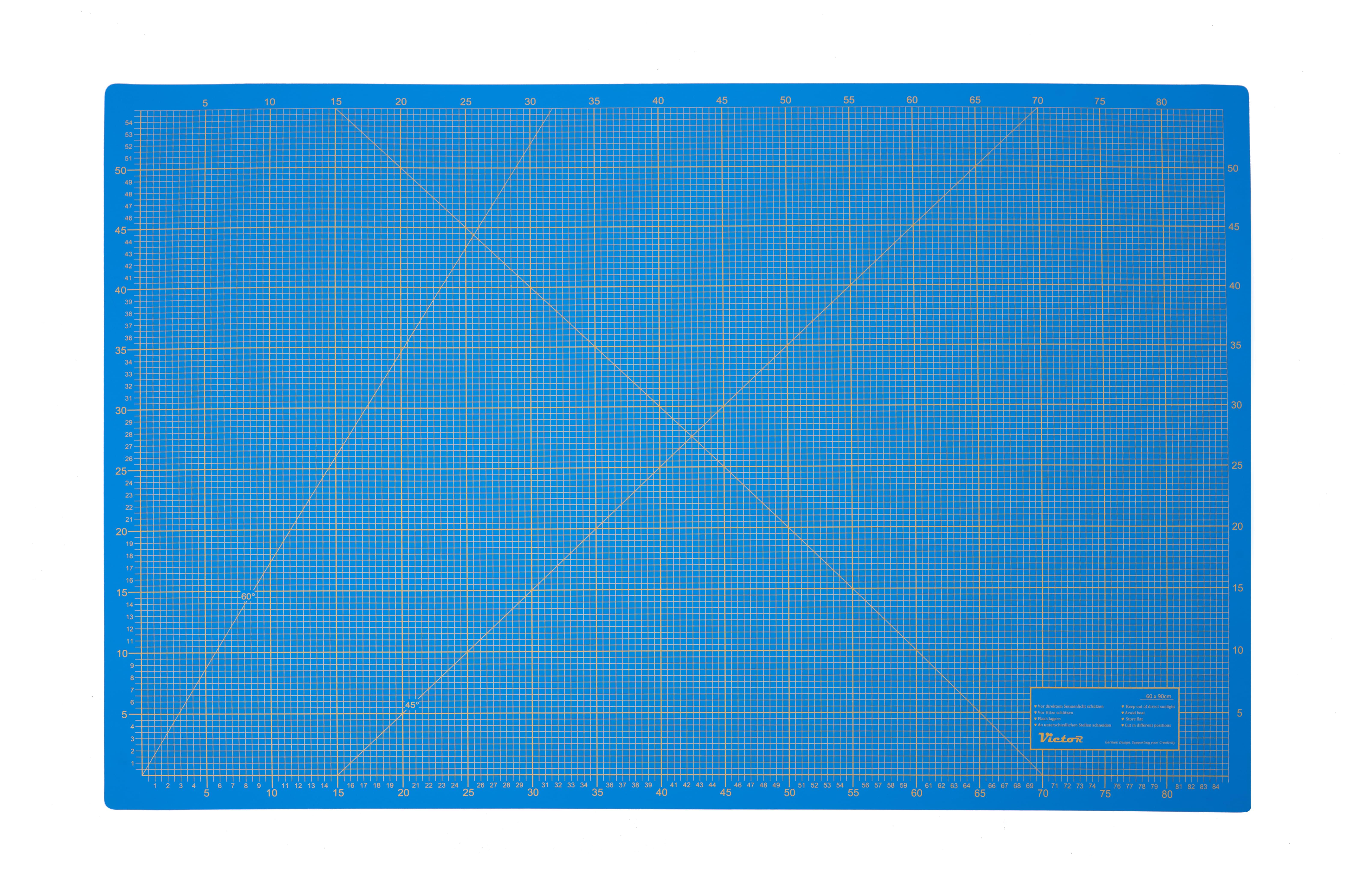 Cutting Mat, 3 layers, self-healing - colour: blue - size: 1000x1500mm