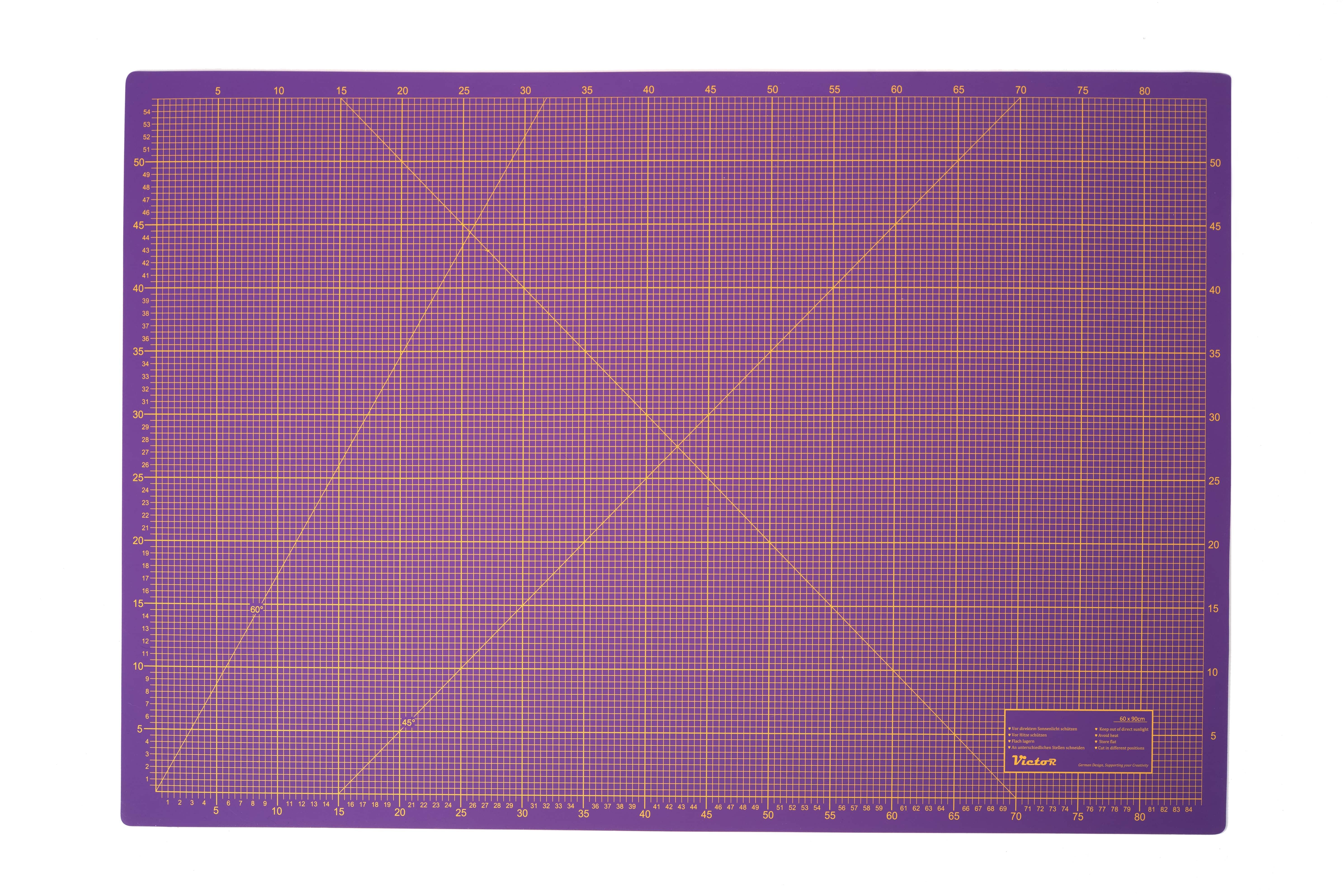 Cutting Mat, 3 layers, self-healing - colour: violet/pink - size: 1000x1500mm
